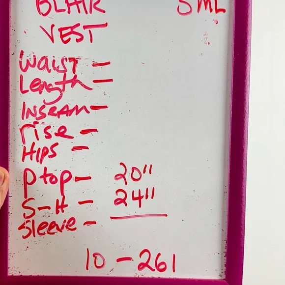 Vintage 80s Blair Purple Zip Up Vest Size L - Picture 7 of 7